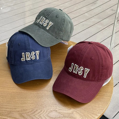 Simple Letter Embroidered Baseball Cap Spring Summer