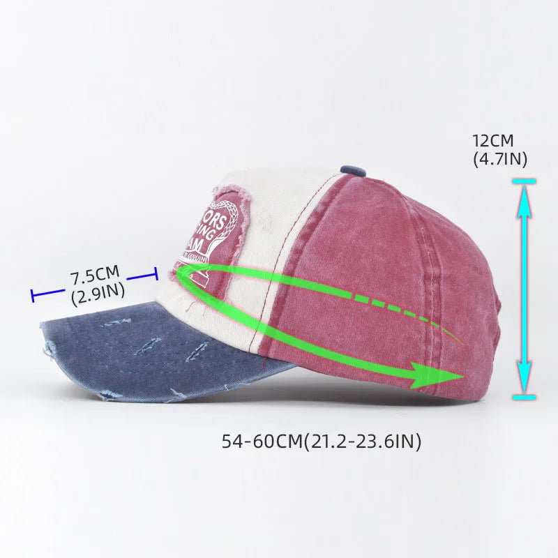 Fashion Patchwork Baseball Hat For Men Women