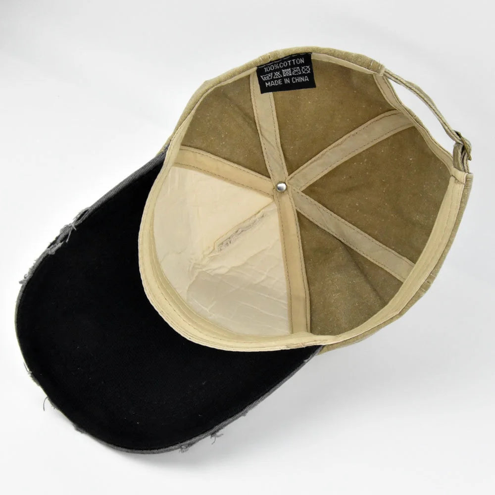 Distressed Washed Denim Trucker Cap Letter 78 Embroidered Baseball Hat