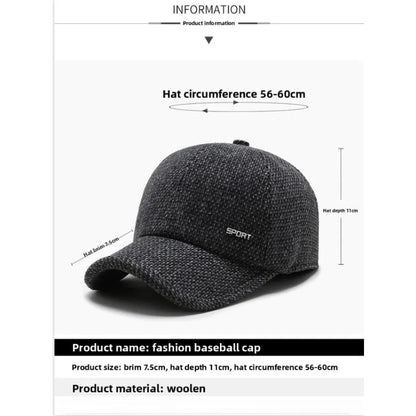 Autumn And Winter Outdoor Ear Protection Baseball Cap