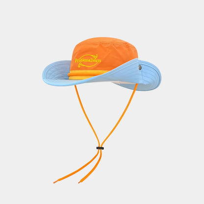 Japanese Retro Color Matching Quick-Drying Bucket Hats Hiking Caps