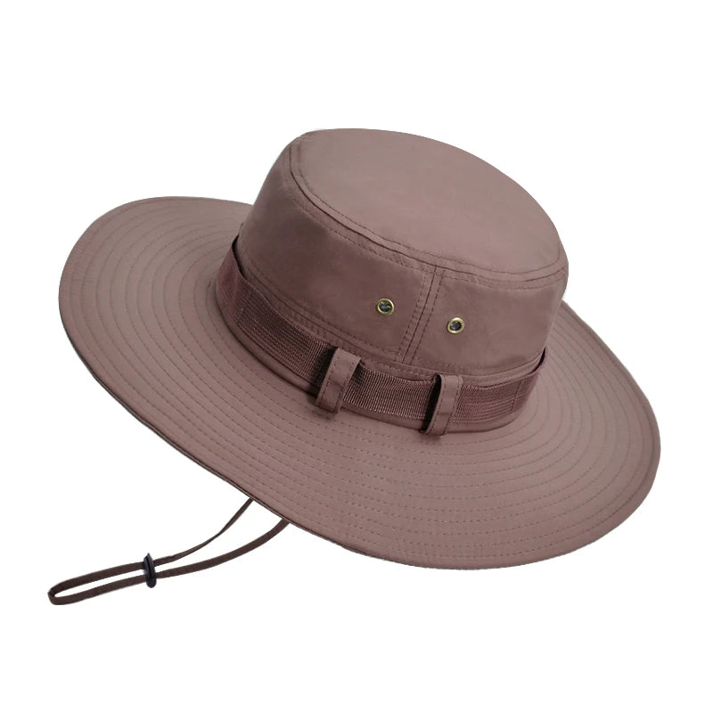 New Spring/Summer Breathable Big Eaves Fisherman Hat
