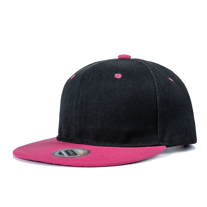 Cap Plain Snapback Hat Men Women