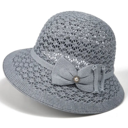 Summer Sun Protection Hat French-Style Rolled-Brim Sun Hat
