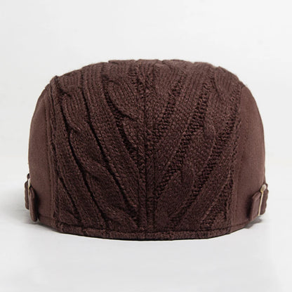 New Men Woman Beret Autumn And Winter Thickened Warm Knitted Berets