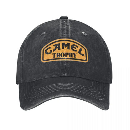 Camel Trophy Classic Logo Unisex Style Baseball Caps Distressed Washed Caps Hat
