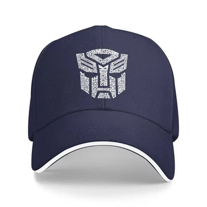 Transformer Autobots Film Print Baseball Cap Sandwich Hats Men Women