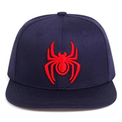 Unisex Spider Embroidery Hip-Hop Hats Spring Autumn