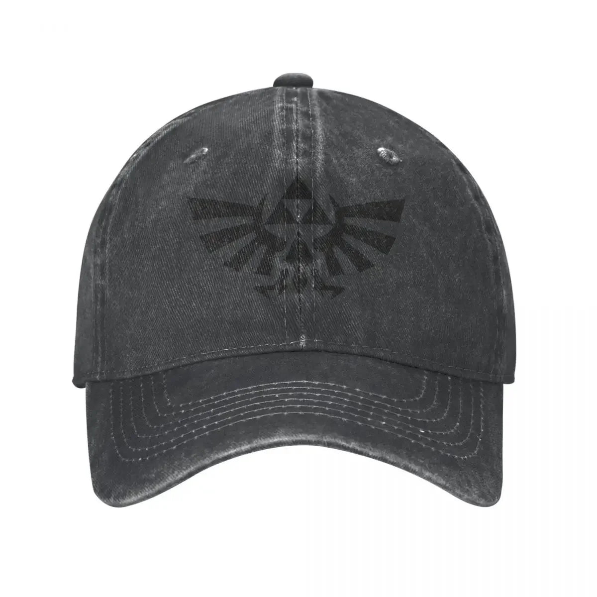 The  Of Logo Baseball Cap Vintage Distressed Denim
