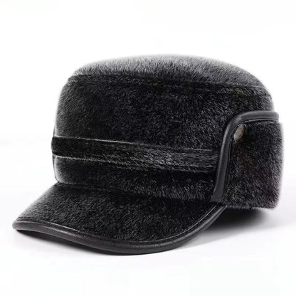 New Warm Lei Feng Hat Imitation Mink Windproof Ear Protection Hat