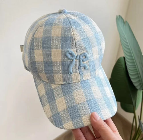 Women's Baseball Cap With 3D Bow Embroidery