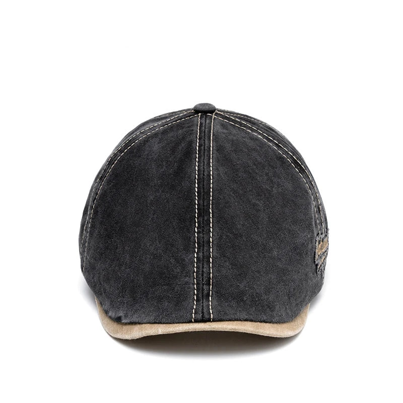 Summer Cotton Newsboy Caps For Men Hats Berets