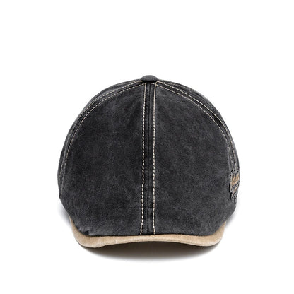 Summer Cotton Newsboy Caps For Men Hats Berets