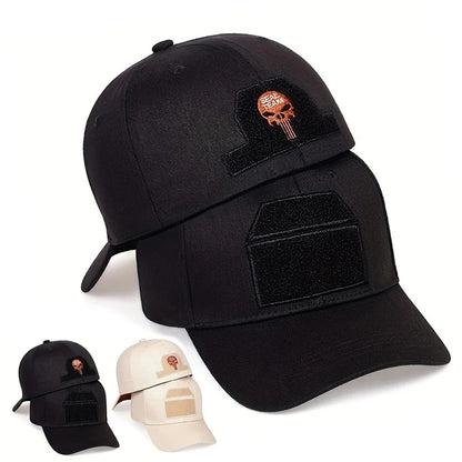 Unisex Skull Sealteam Letter Embroidered Baseball Caps Spring and Autumn