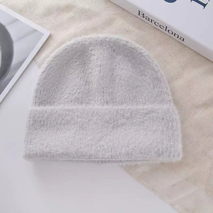 New Soft Faux Fur Winter Beanies Hat For Women