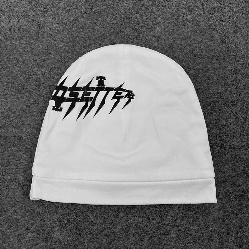 Monochrome Letter Printed Hat Trendy Brand Hip Hop Retro