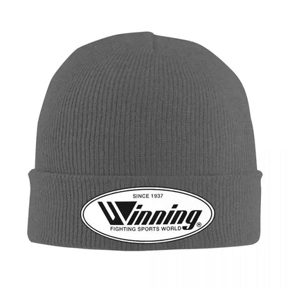 Winning Boxing Logo Knitted Hat Beanies Autumn Winter Hat