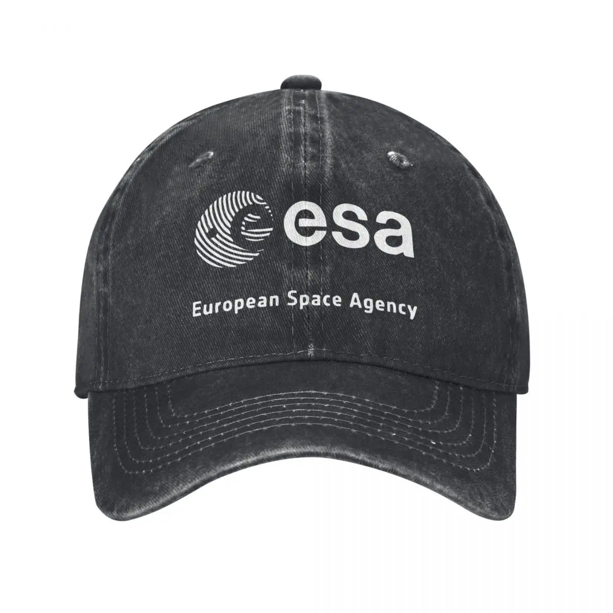 Vintage Esa European Space Agency Baseball Caps Unisex Distressed Denim Snapback Cap