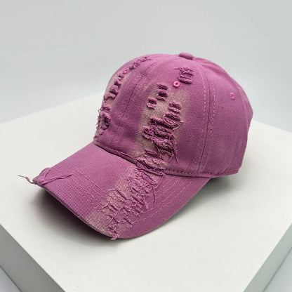 New Men Women Gradient Broken Style Baseball Hats