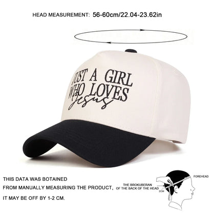 Unisex Who Loves Letter Embroidery Baseball Caps Spring Autumn