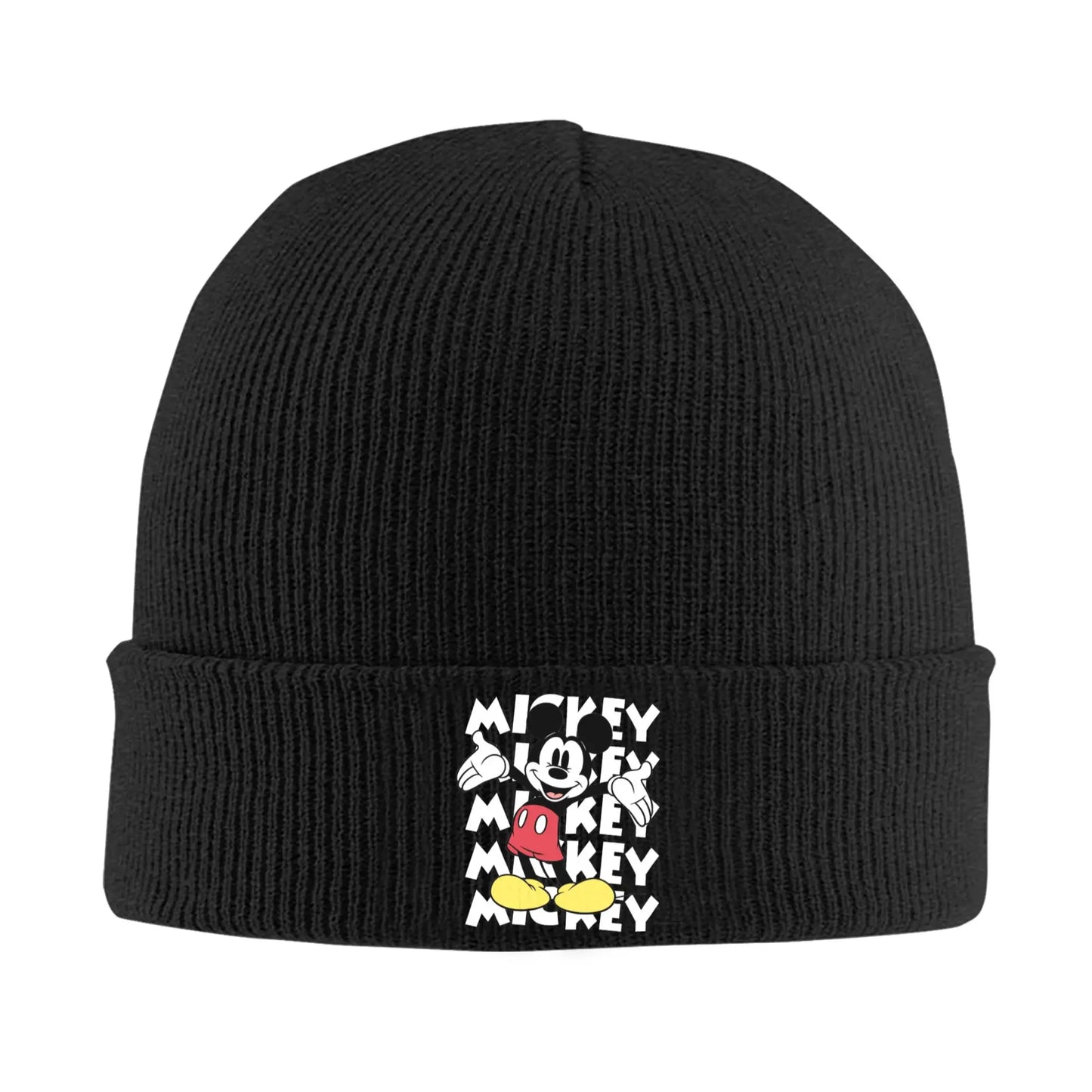 Minnie Mouse Mickey Knitted Caps For Women Men Beanie Winter Hats