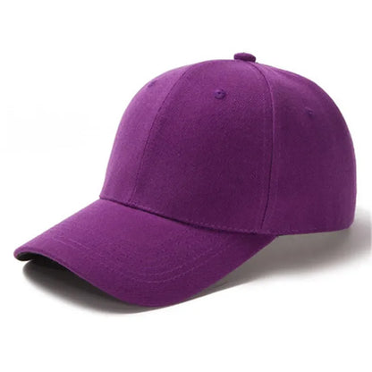 Unisex Cap Casual Plain Baseball Cap Adjustable Snapback Hats