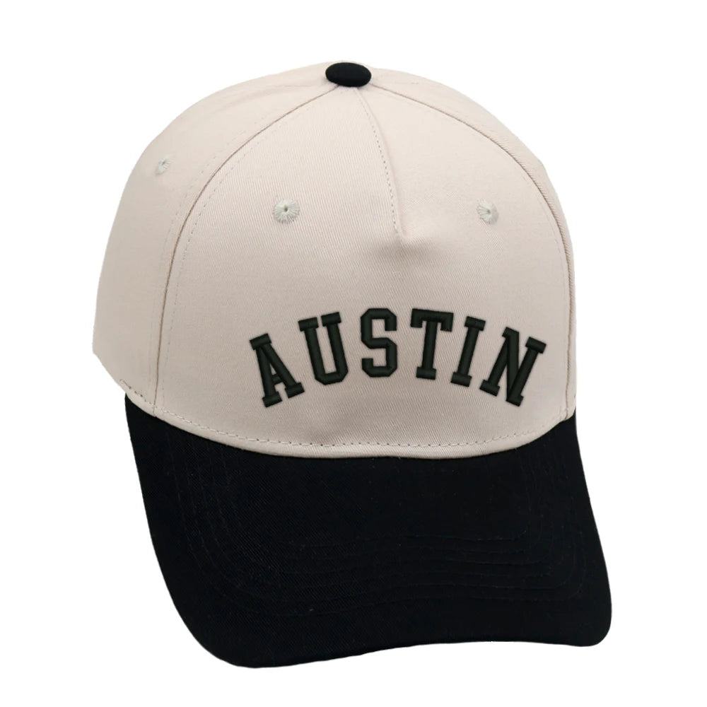 Austin Trucker Hat 3D Embroidery Two Tone Baseball Cap