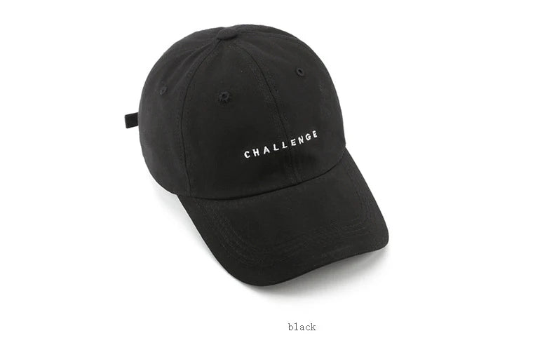 Summer Baseball Cap Women Men Letter CHALLENGE Trucker Hat Hip Hop Snapback Caps Outdoor Sun Hat