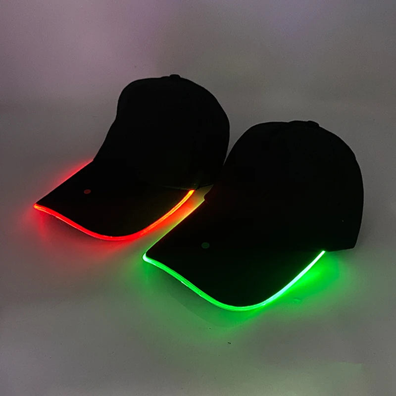 Adult Hat Led Optical Fibre Cap Hip Hot Hat Night Club Concert Masquerade