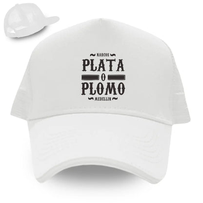Funny Narcos Plata O Plomo Cotton Baseball Cap