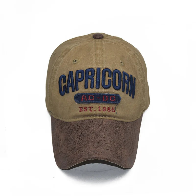 Spring New Patchwork Embroidery Baseball Cap