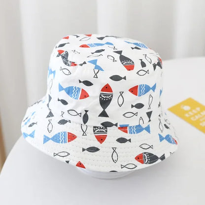 2-4 Years Summer Baby Hat Kids Cotton UV Protection Sun Cap Children