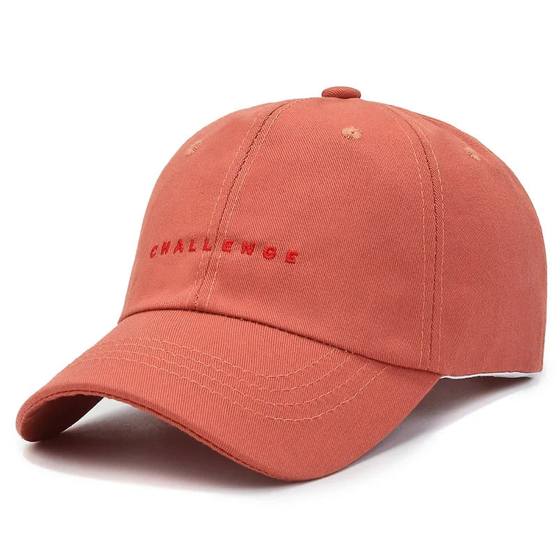 Summer Baseball Cap Women Men Letter CHALLENGE Trucker Hat Hip Hop Snapback Caps Outdoor Sun Hat