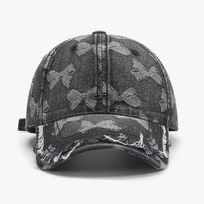 A Vintage-Style Denim Baseball Cap