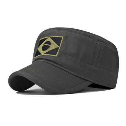 Camo Baseball Cap Men Summer Brazil Flag Sun Protection Snapback Caps Male
