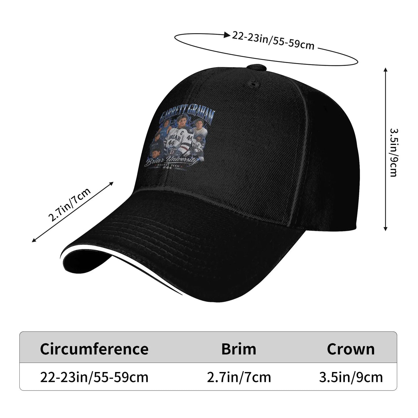 Baseball Cap Briar University Garrett Grahams Stuff Men