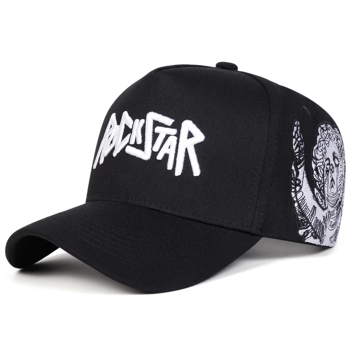 Unisex Rockstar Letter Embroidery Baseball Caps Spring Autumn