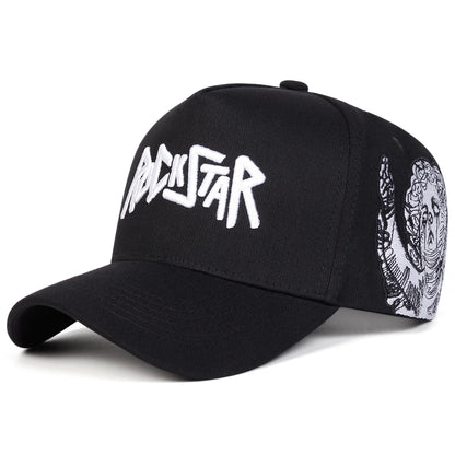 Unisex Rockstar Letter Embroidery Baseball Caps Spring Autumn