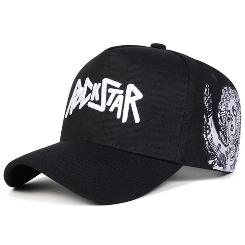 Unisex Rockstar Letter Embroidery Baseball Caps Spring Autumn