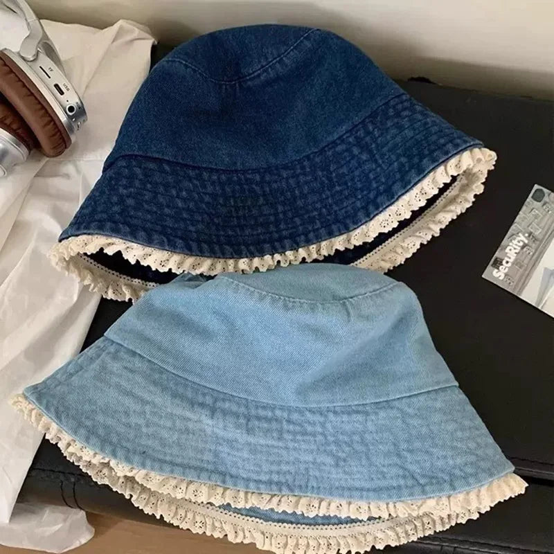 Wide Brim Fisherman Cap Outdoor Sunshade Summer Basin Hats