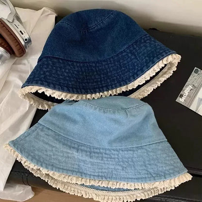 Wide Brim Fisherman Cap Outdoor Sunshade Summer Basin Hats