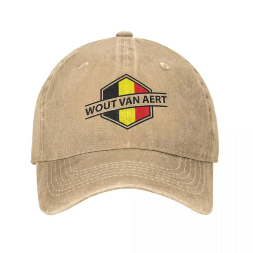 Wout Van Aert Baseball Caps Accessories Retro Distressed Denim Sun Cap Men Women