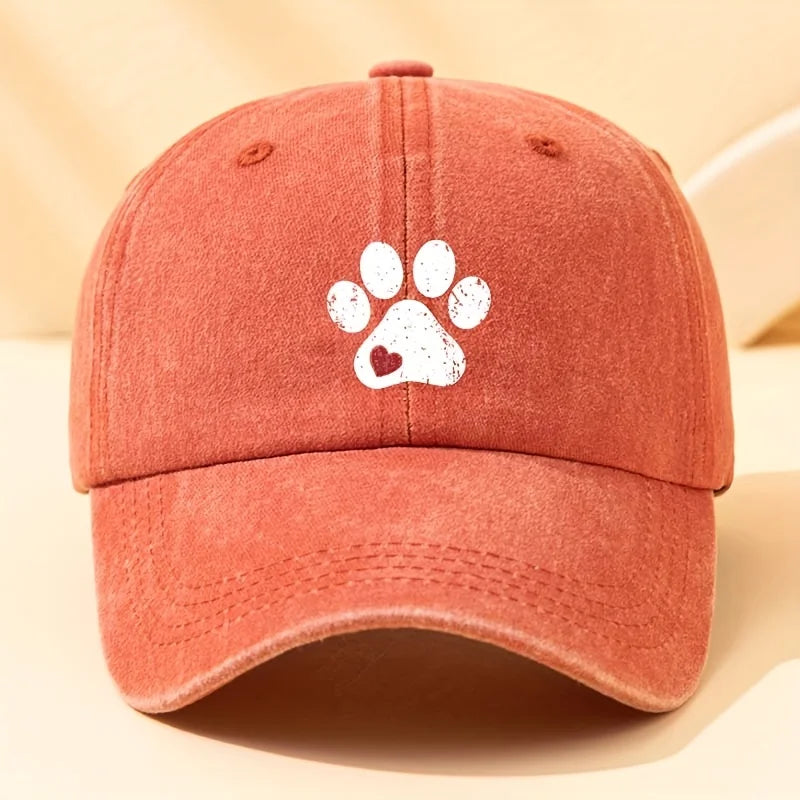 Fashionable Dog Claw Printed Baseball Hat - Multi functional Outdoor Leisure Sunshade Hat