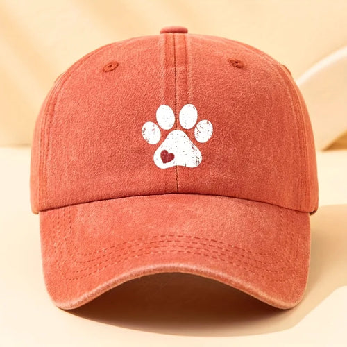Fashionable Dog Claw Printed Baseball Hat - Multi functional Outdoor Leisure Sunshade Hat