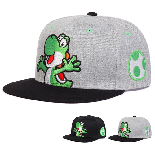 Unisex Dinosaur Embroidery Hip-hop Hats Spring Autumn