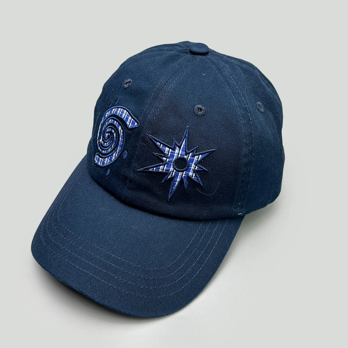 Niche Korean Floral Letter Embroidery Baseball Hats Men Women