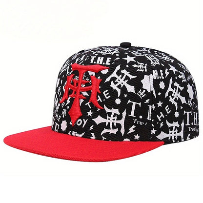 Snapback Hat T Embroidery Graffiti HipHop Hat Street Fashion