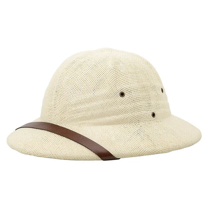Summer Helmet Straw Hat Outdoor Men's And Women's Travel Personalized Hat