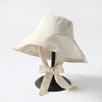 Summer Spring Japan Tie Bucket Hat Women