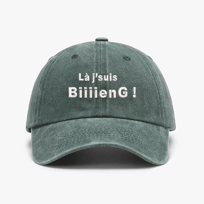 Fashion Brand Embroidery France Biiiieng Soft Men Baseball Caps